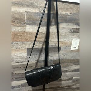 Elegant Vintage Safari Black Shoulder/Crossbody Bag
